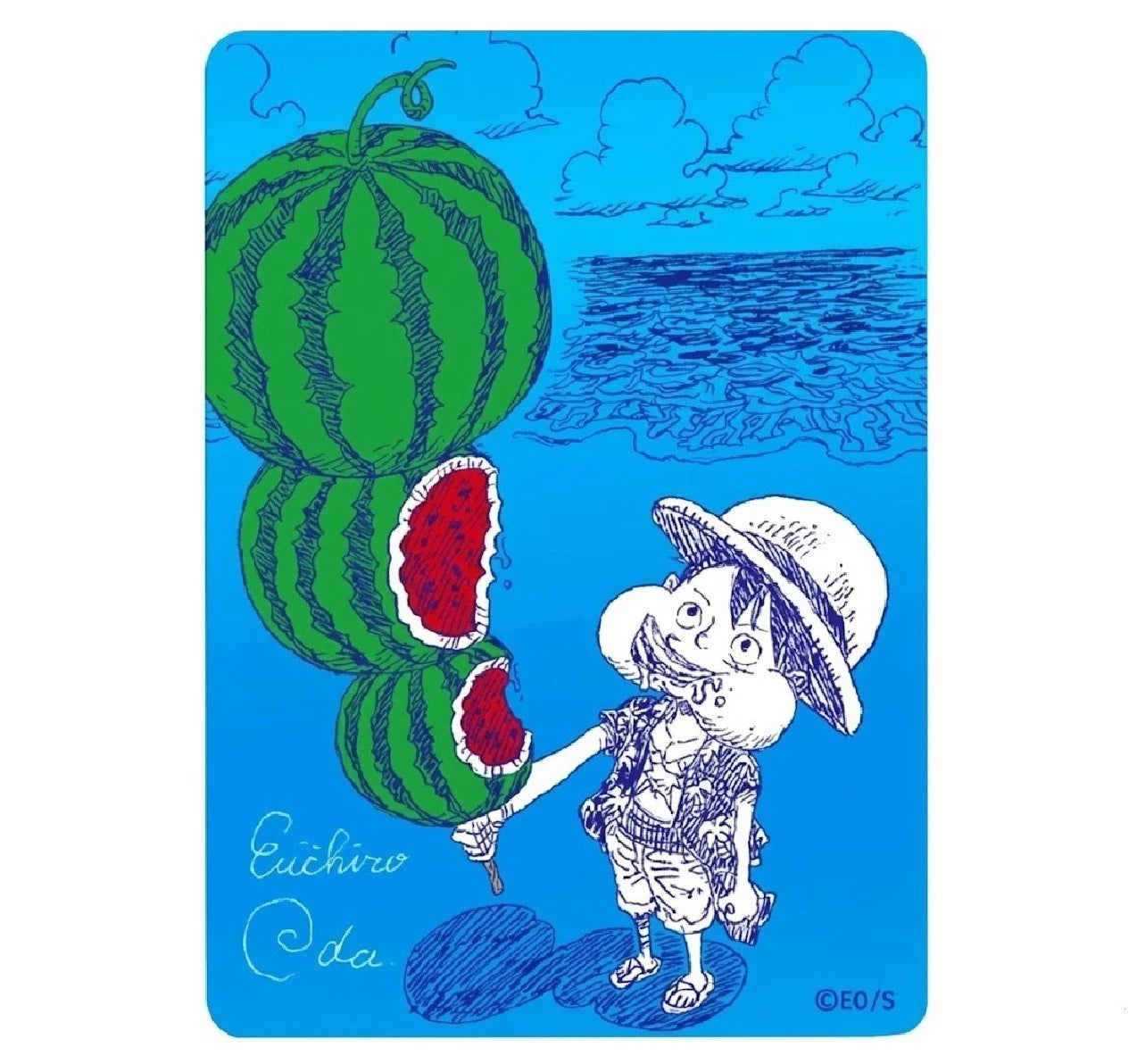 One Piece Suica Luffy MetaKira Promo Card zur NatsuComi 2026