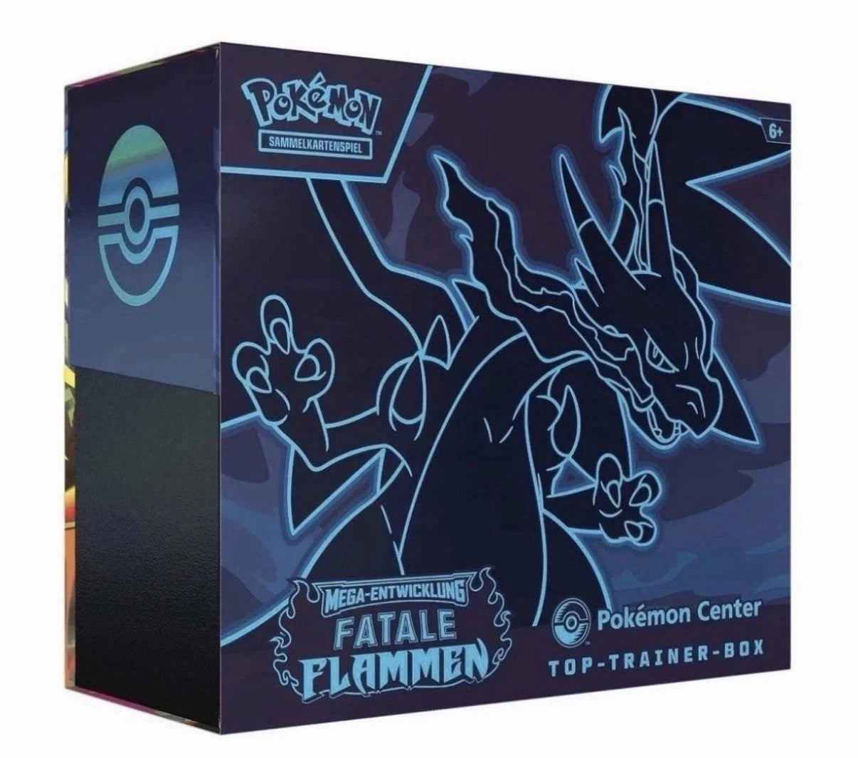 Pokémon Fatale Flammen Pokémon Center Top-Trainer-Box Deutsch