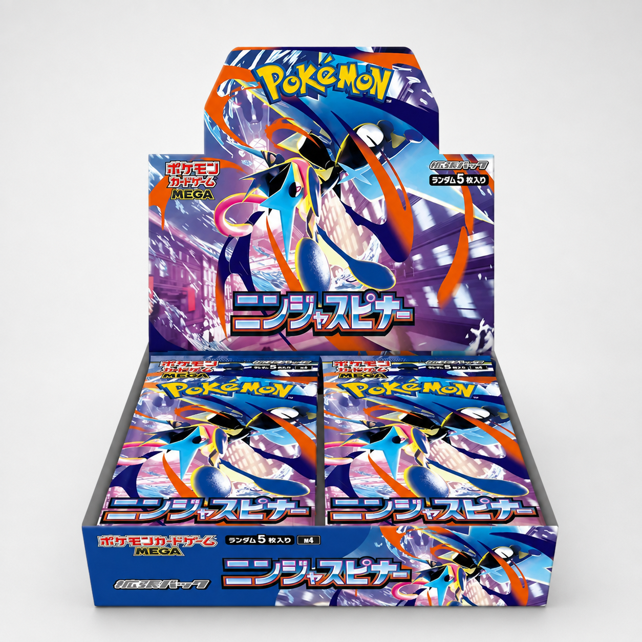 Pokémon M4 Ninja Spinner Booster Box auf Japanisch
